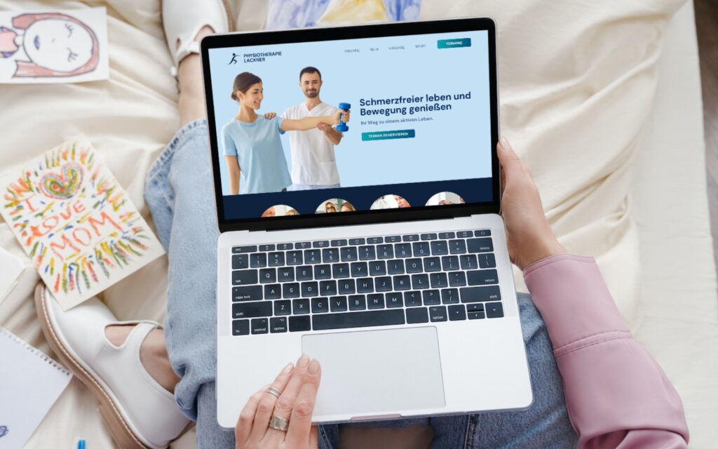 Physiotherapie Website Mockup