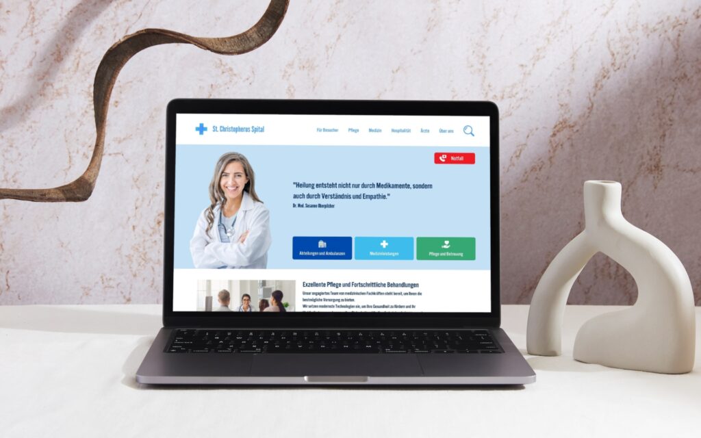 Spital Website Erstellung