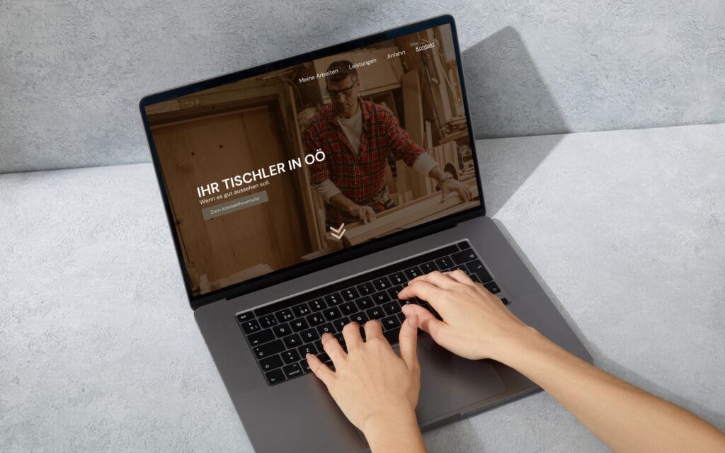 Tischler Website Erstellung