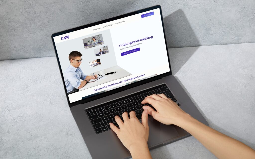 Lernplattform Website